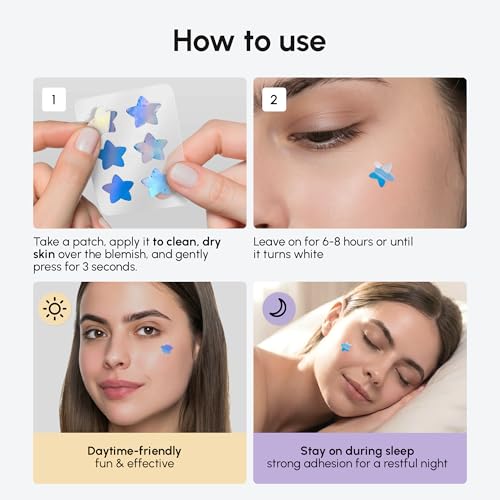 MAREE Star patches blemish-clarity effect helps coverage during the day.