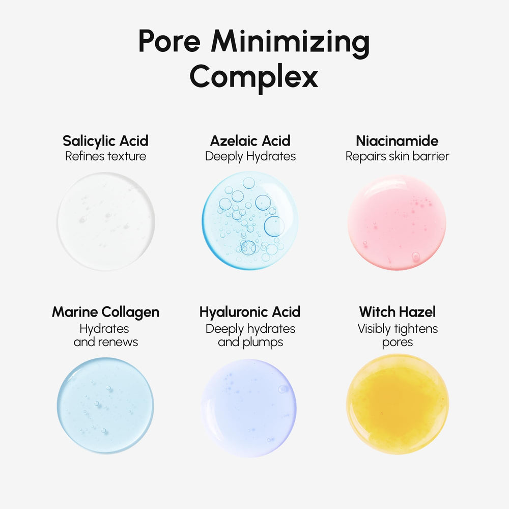 MAREE Pore Minimizer Toner application on skin with a gentle sweep.