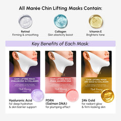 MAREE V Line Lifting Mask applied to chin and jawline for lift