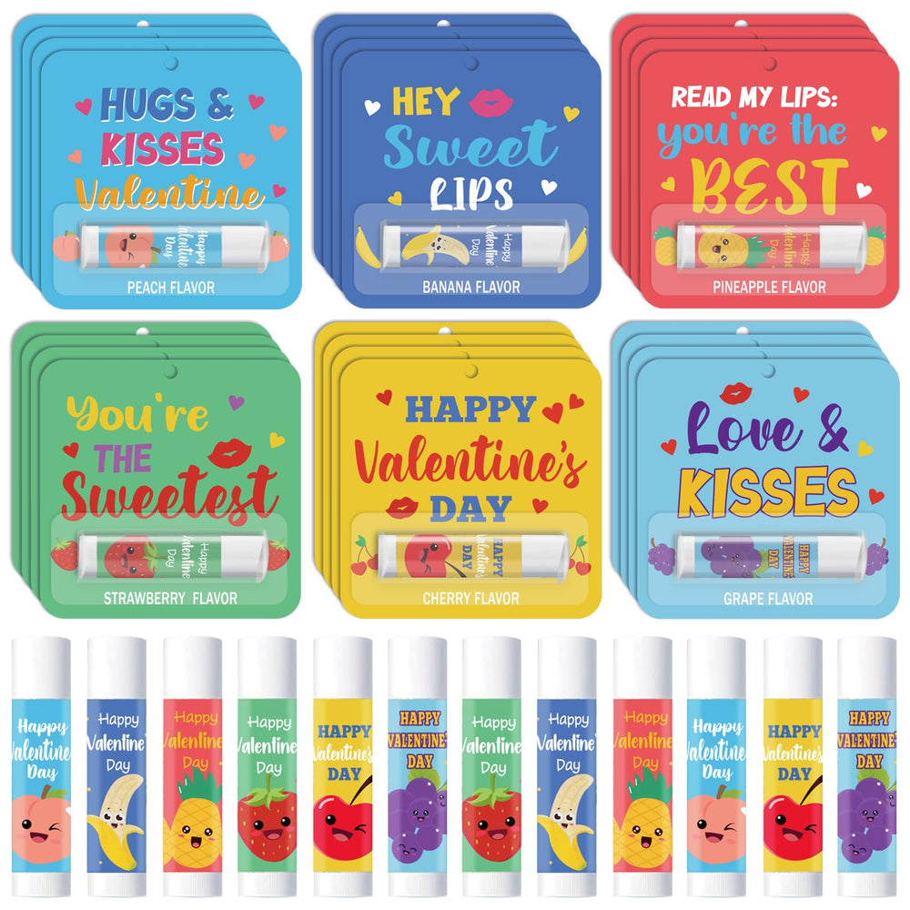 Marhpveua Fruity Sweethearts peach lip balm, vibrant design and pocket-size moisturization.