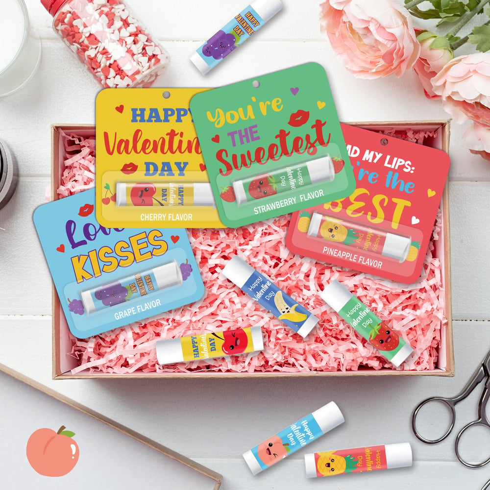 Marhpveua Fruity Sweethearts pineapple lip balm, bright flavor and travel-friendly packaging.