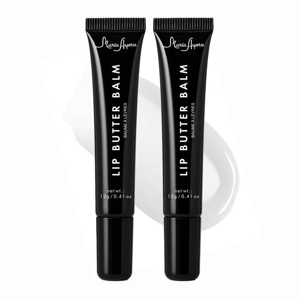 MARIA AYORA Deep Hydrating Lip Butter Balm 2-pack packaging for on-the-go hydration.
