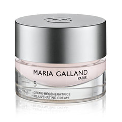 Maria Galland Rejuvenating Cream 5 night jar provides rich hydration for dry, mature skin.