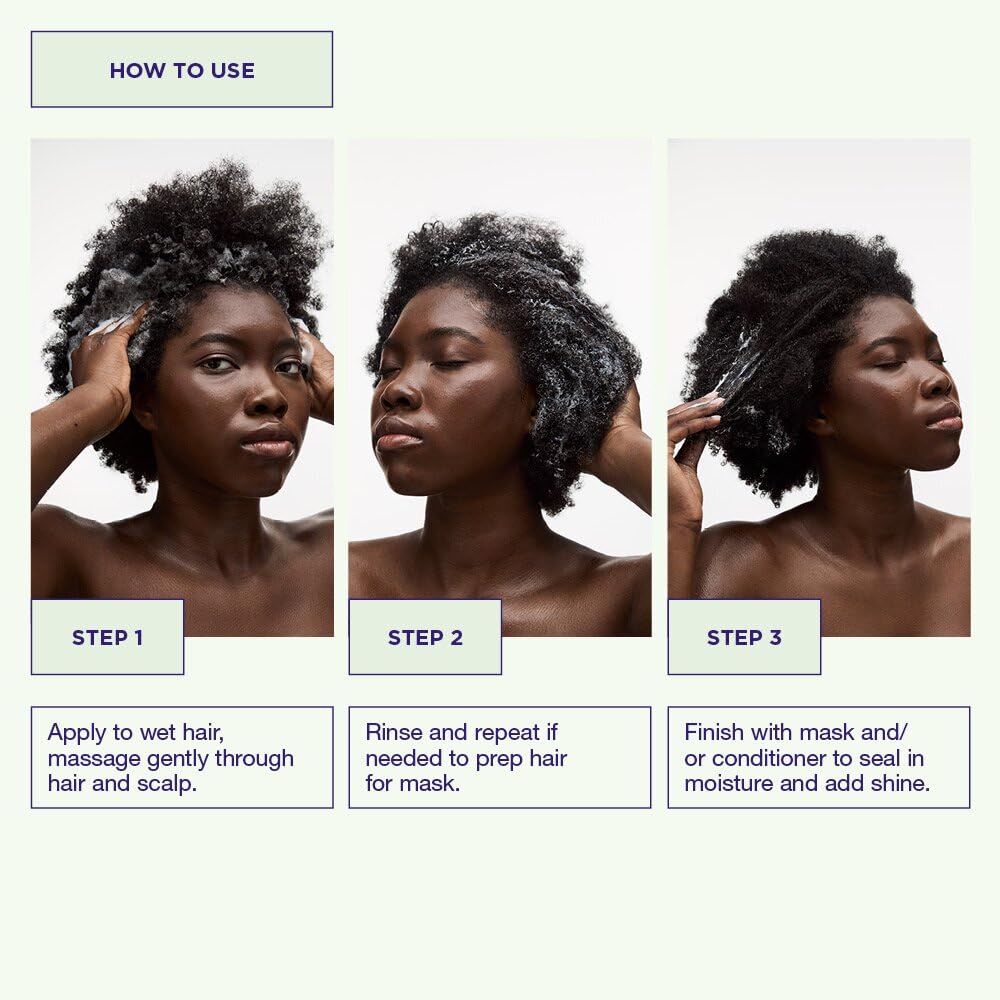 Maria Nila Head & Hair Heal Shampoo creates a gentle lather on hair