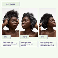 Maria Nila Head & Hair Heal Shampoo creates a gentle lather on hair