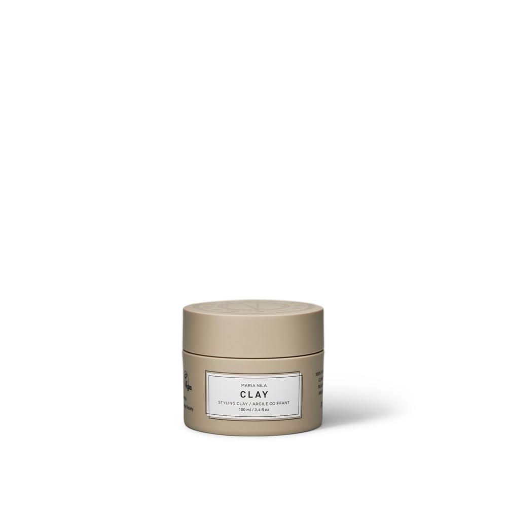 Maria Nila Minerals Clay bottle pour for easy application.