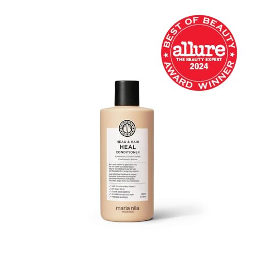 Maria Nila Head & Hair Heal bottle pump for easy, gentle application.