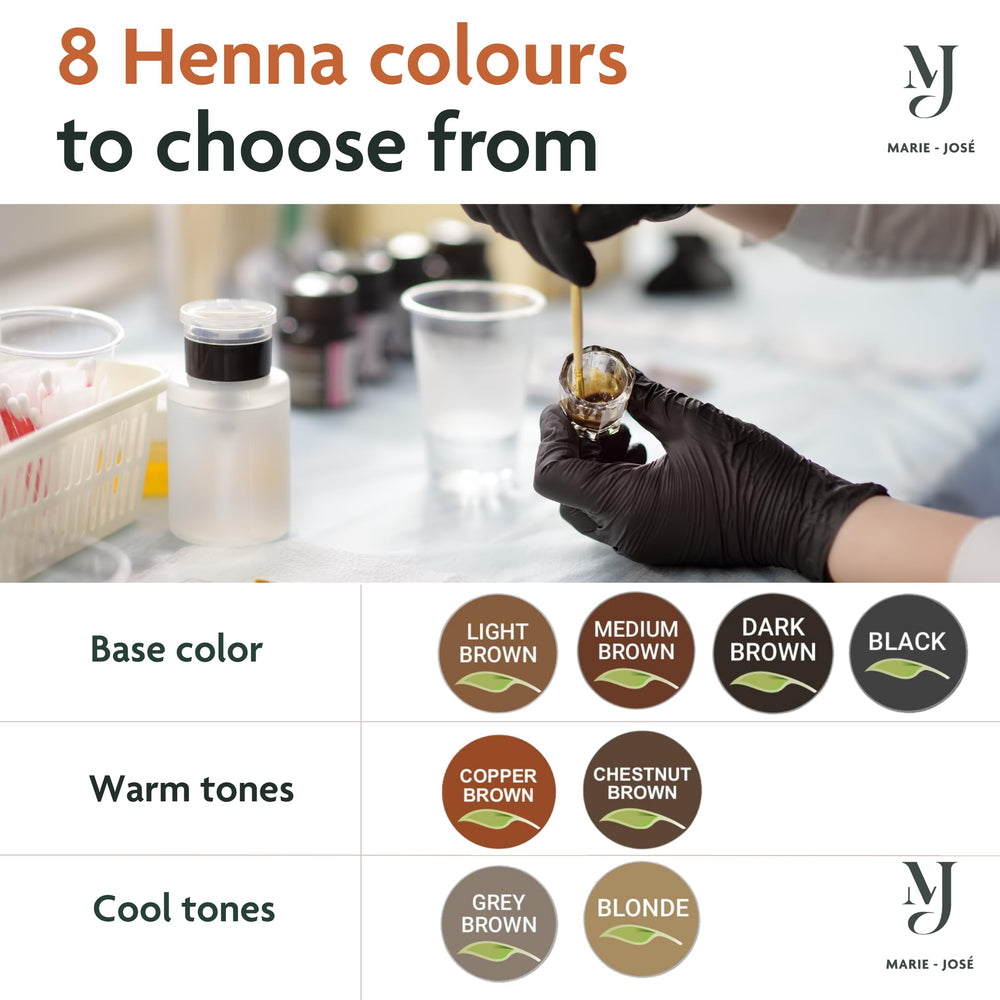 Mapping string shows guides with Marie-José & Co Henna Dye Set