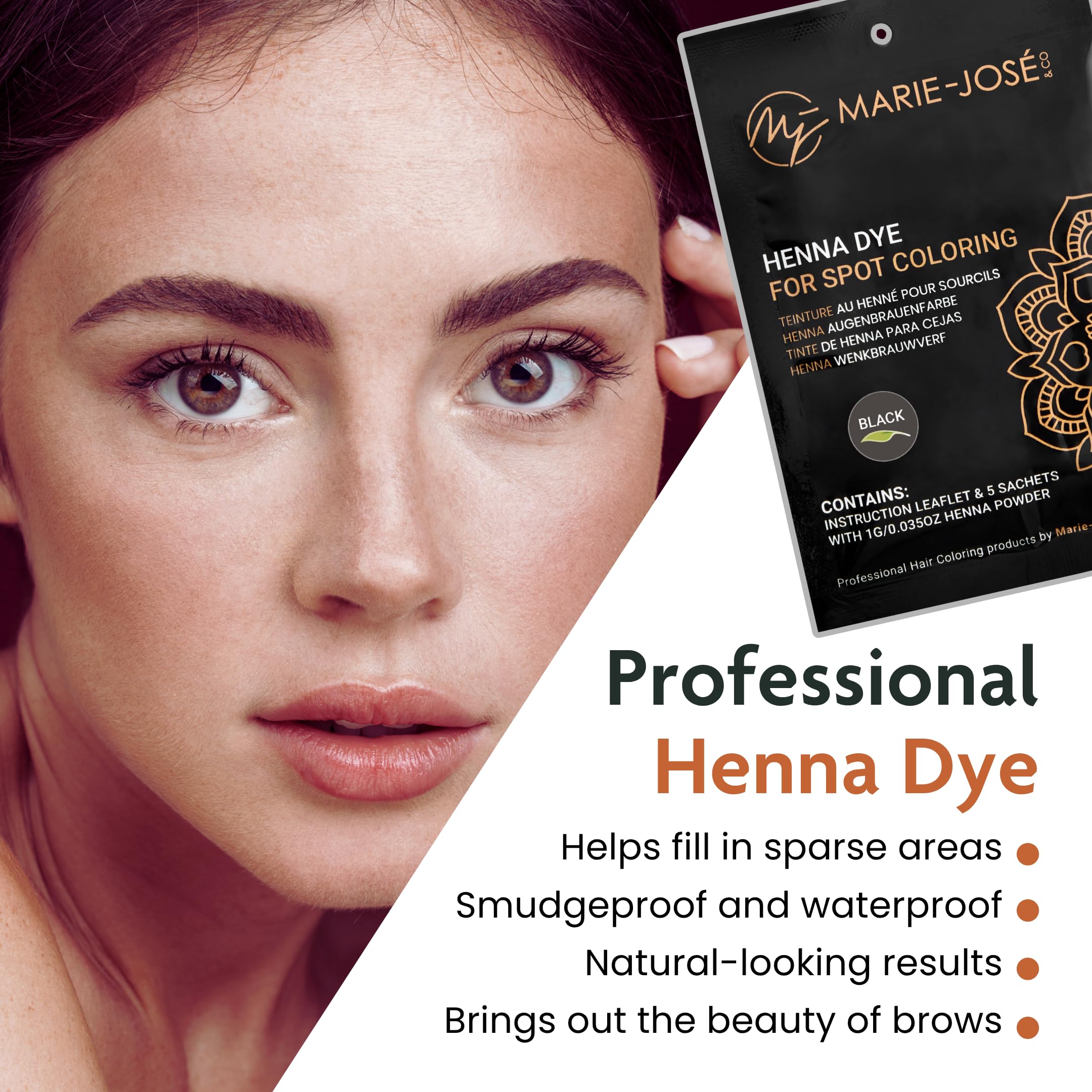 Pipette from Marie-José & Co Henna Dye Set used for precise mixing