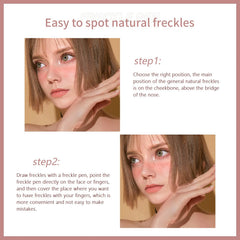 Marine Forest Freckle Pen waterproof formula dries quickly and resists smudging.