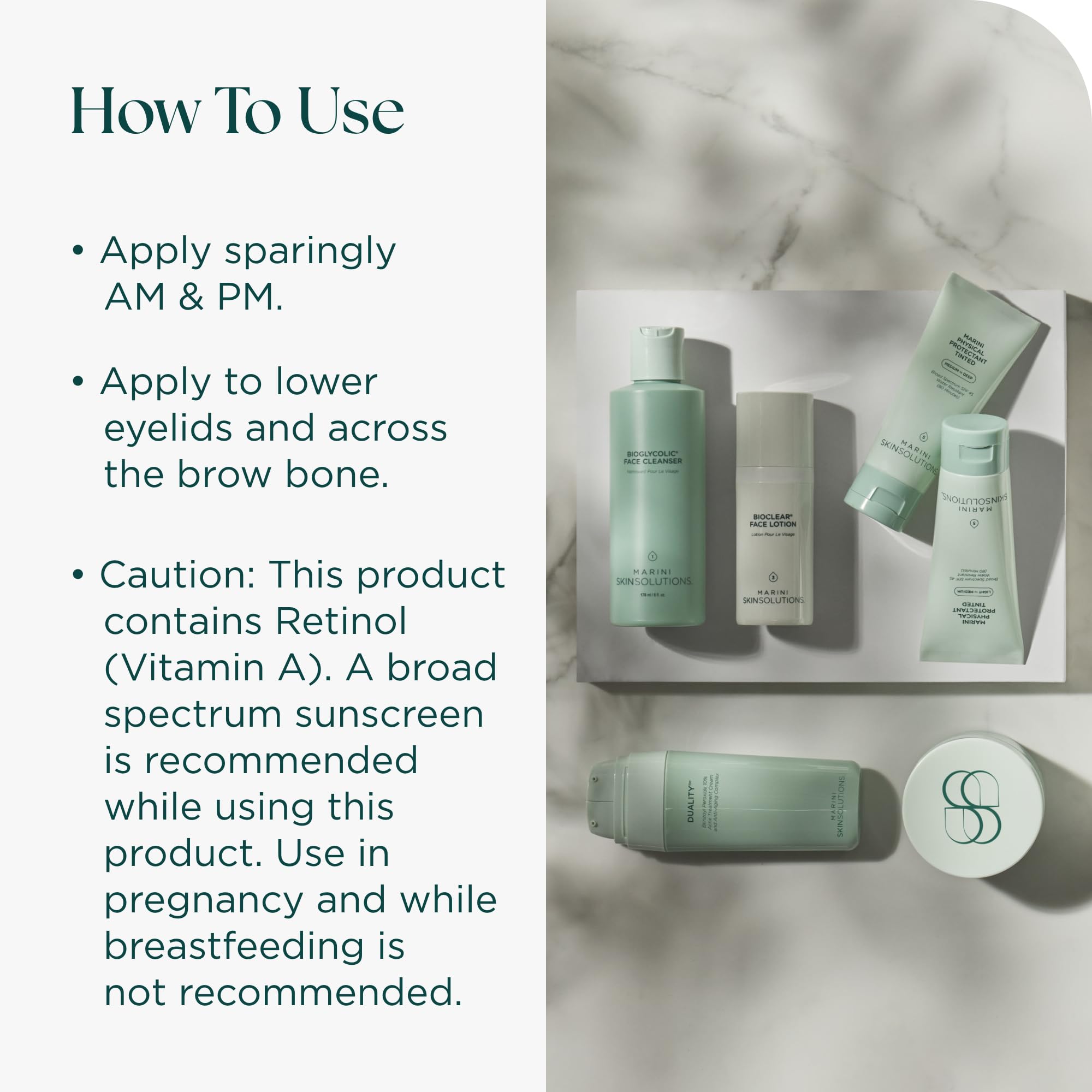 Marini Age Intervention Eye Cream texture absorbs quickly for refreshed eye look