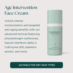 Marini SkinSolutions Age Intervention Face Cream closeup showing creamy texture and rich actives.
