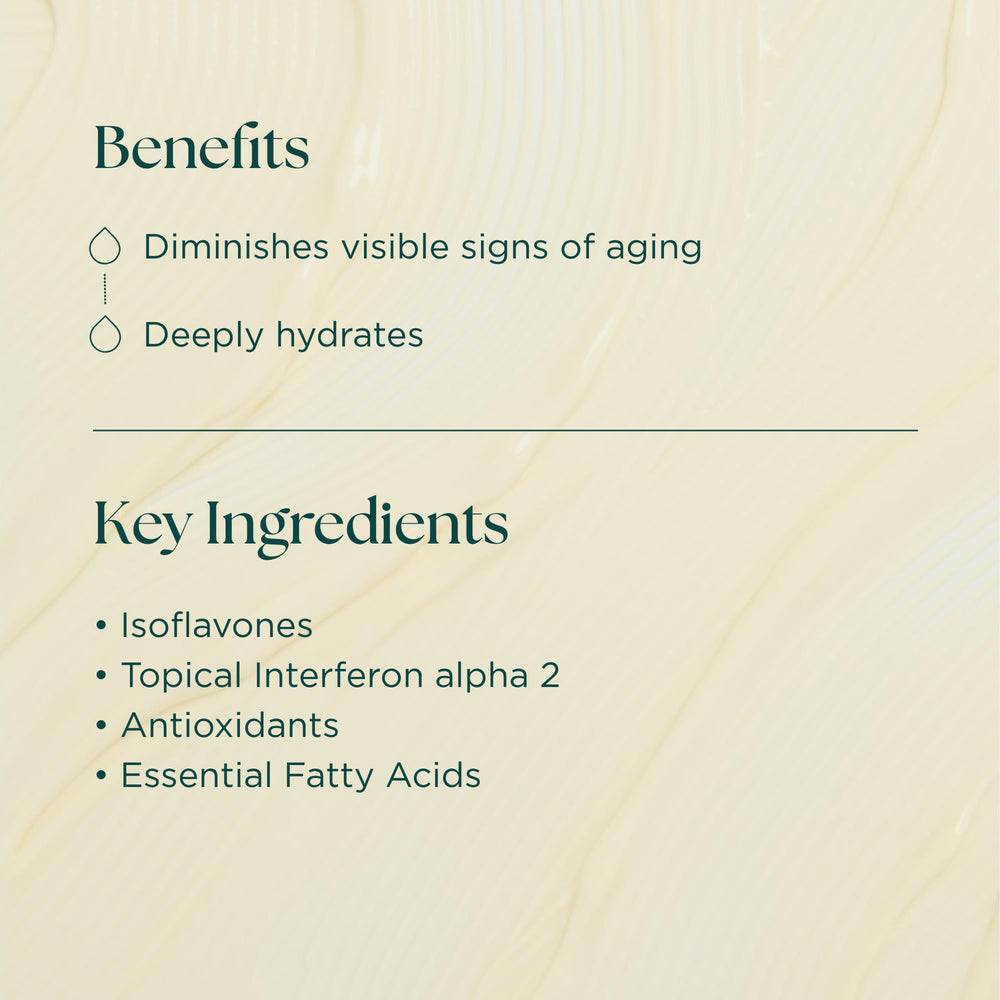 Marini SkinSolutions Age Intervention application swirl illustrating luxurious hydration for aging skin.