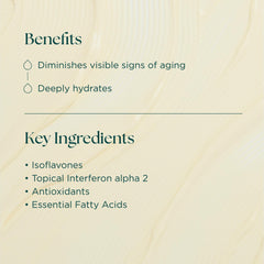 Marini SkinSolutions Age Intervention application swirl illustrating luxurious hydration for aging skin.