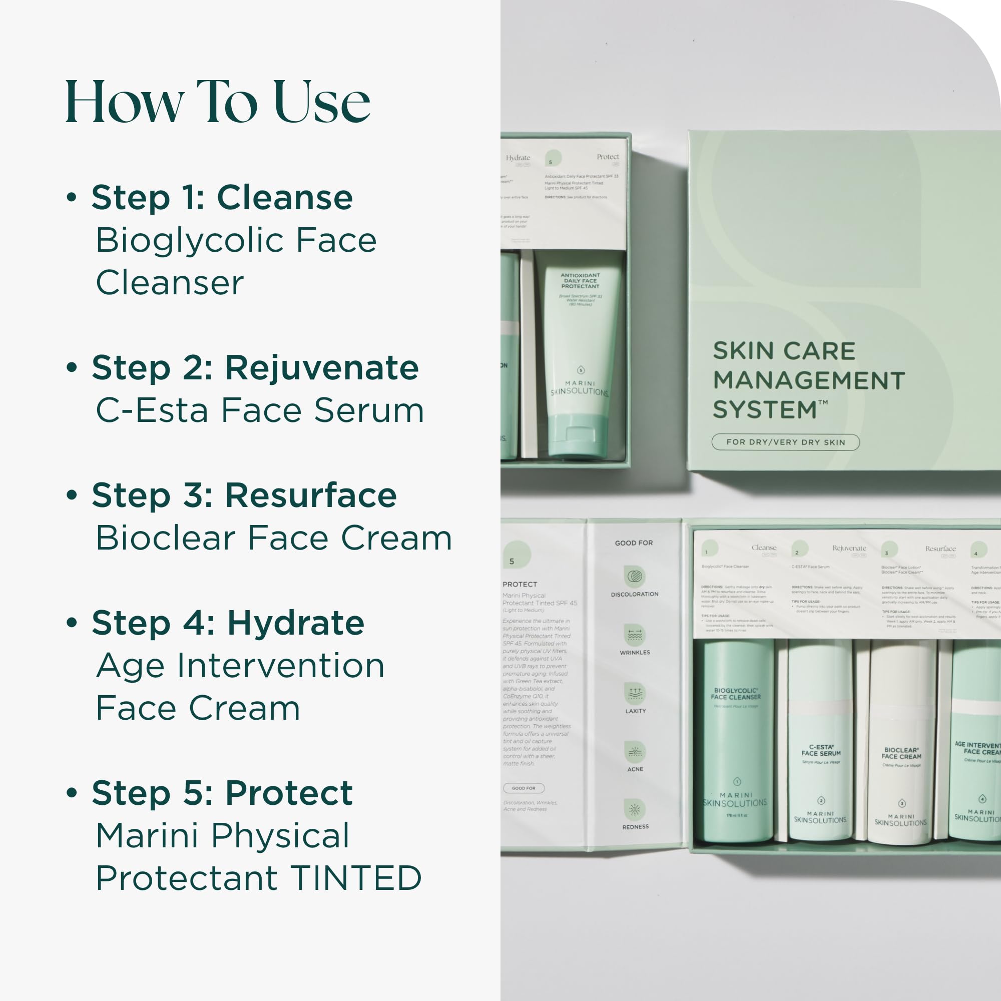 Marini SkinSolutions Age Intervention Face Cream tub; supports a fuller, healthy-looking complexion.