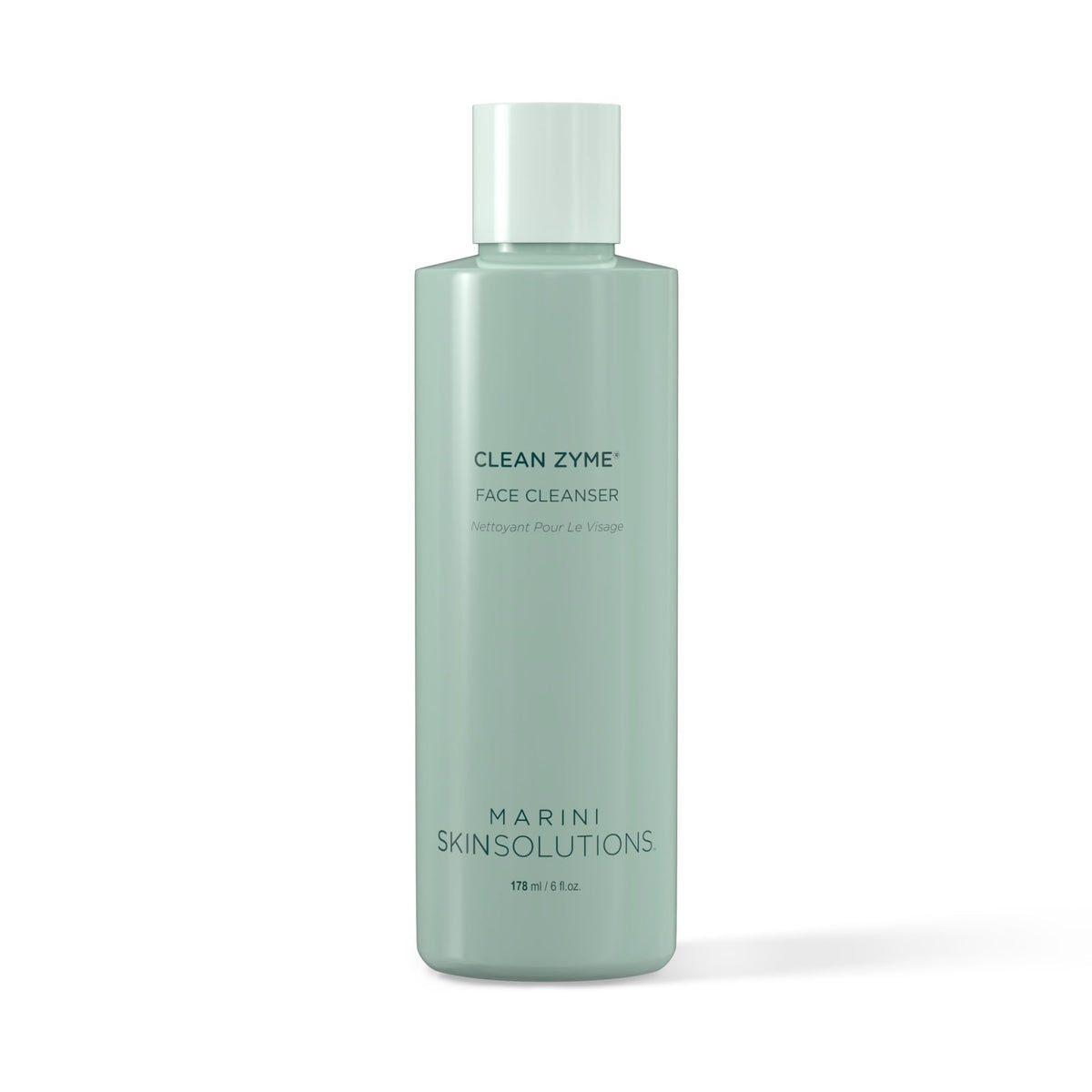 Marini SkinSolutions Clean Zyme bottle pour for easy dosing and gentle exfoliation.