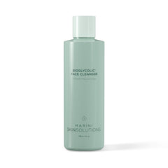 Marini SkinSolutions Bioglycolic Face Cleanser bottle for gentle resurfacing and pore refinement.