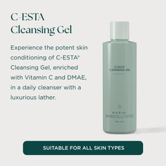 Marini SkinSolutions C-ESTA Foaming lather shows luxurious cleansing experience.