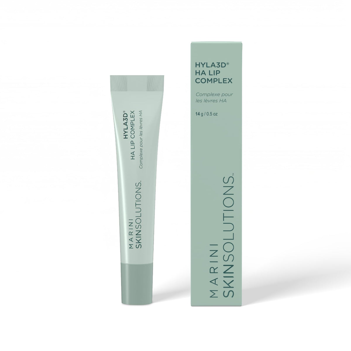 Marini SkinSolutions Hyla3D HA Lip Complex jar for rich hydration and plump appearance