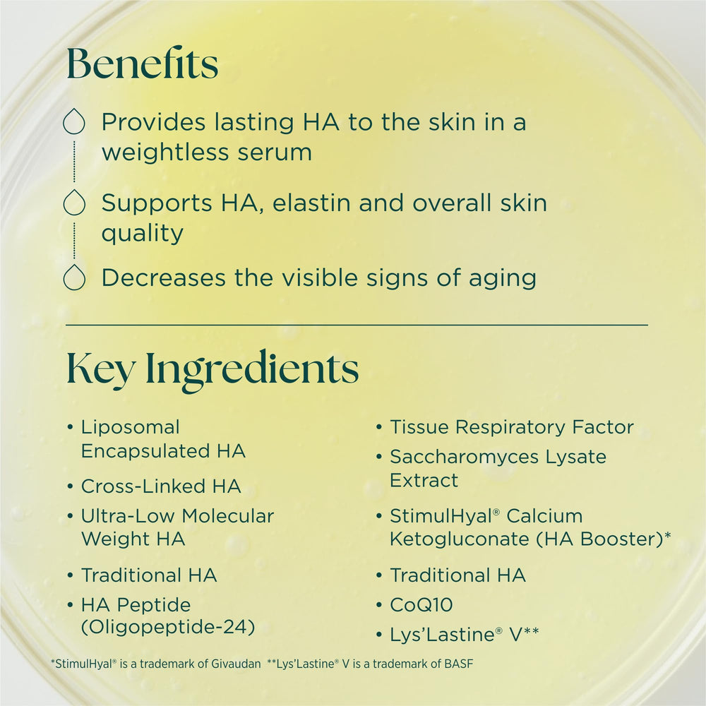 Marini SkinSolutions Hyla3D packaging label emphasizing science-backed formulation and safety standards.
