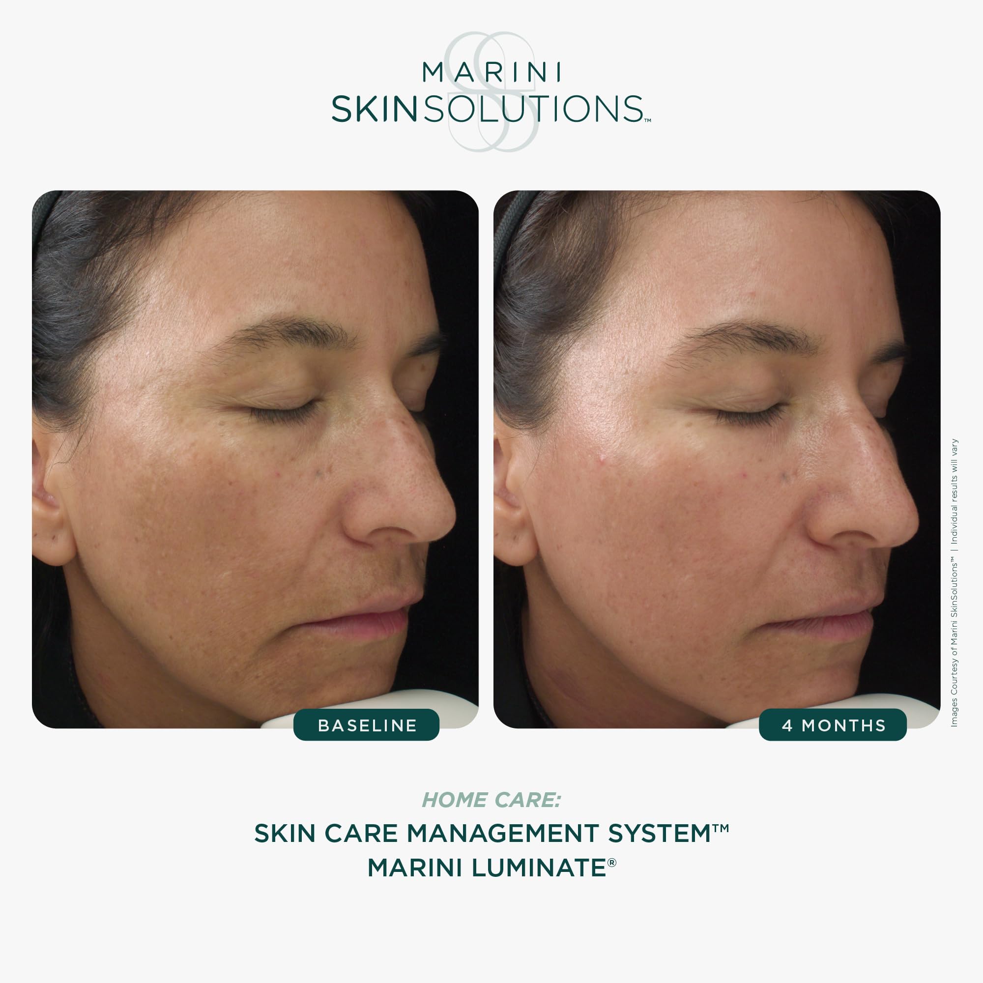 Creamy texture close-up of Marini Luminate showing smooth absorption