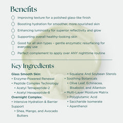Marini SkinSolutions Night Zyme peptide glow close-up suggesting refined texture.