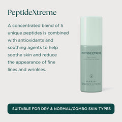 Marini SkinSolutions PeptideXtreme bottle pour, showing easy daily application in use
