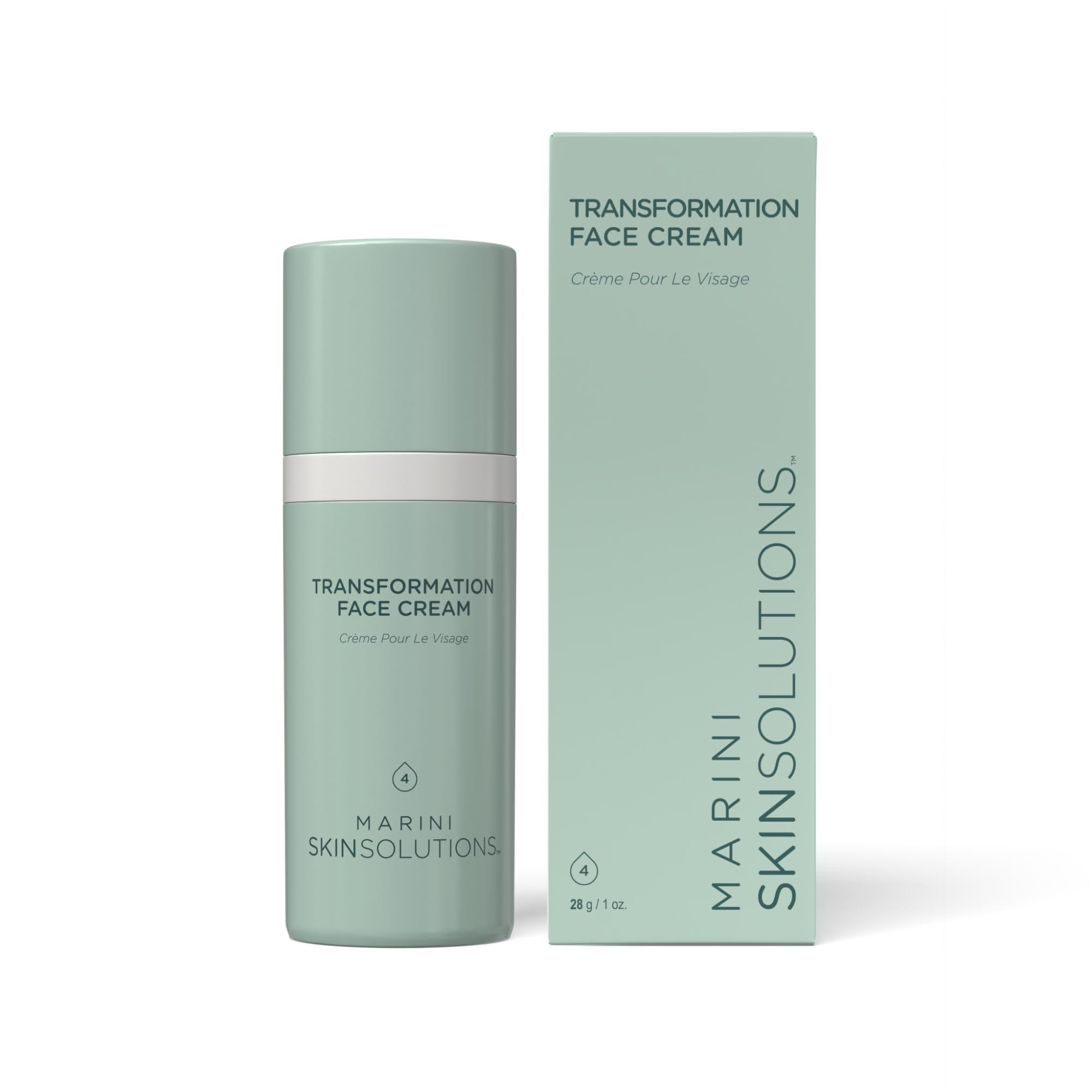 Marini SkinSolutions Transformation Face Cream jar for daily hydration.