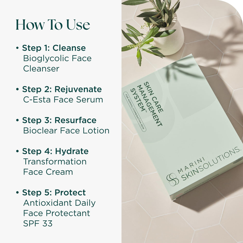 Marini SkinSolutions Transformation Face Cream delivers lasting hydration and resilience.