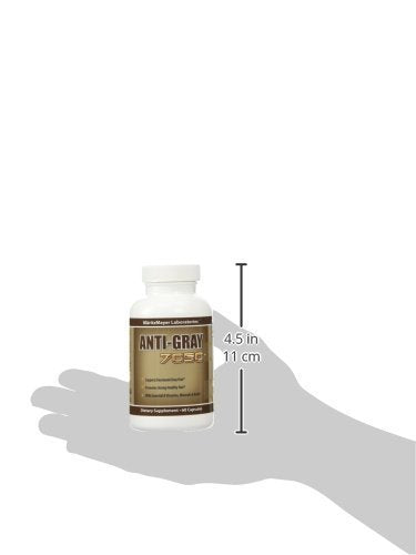 MÄRITZMAYER LABORATORIES Anti Gray Hair 7050 bottle beside daily haircare ritual