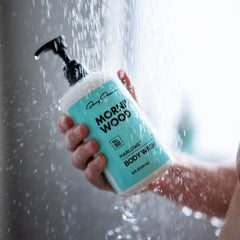 Creamy lather from willow bark and green tea gently cleanses skin.