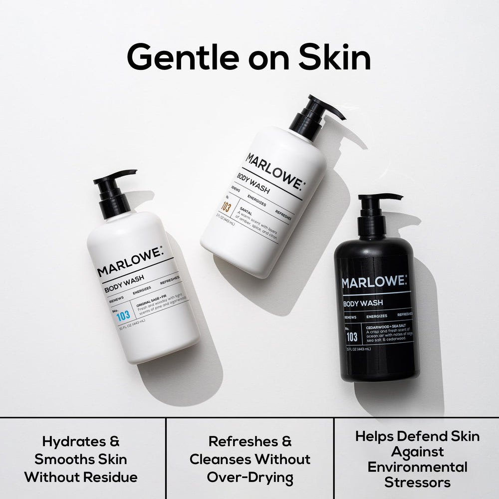 Daily use MARLOWE No. 103 leaves skin feeling renewed