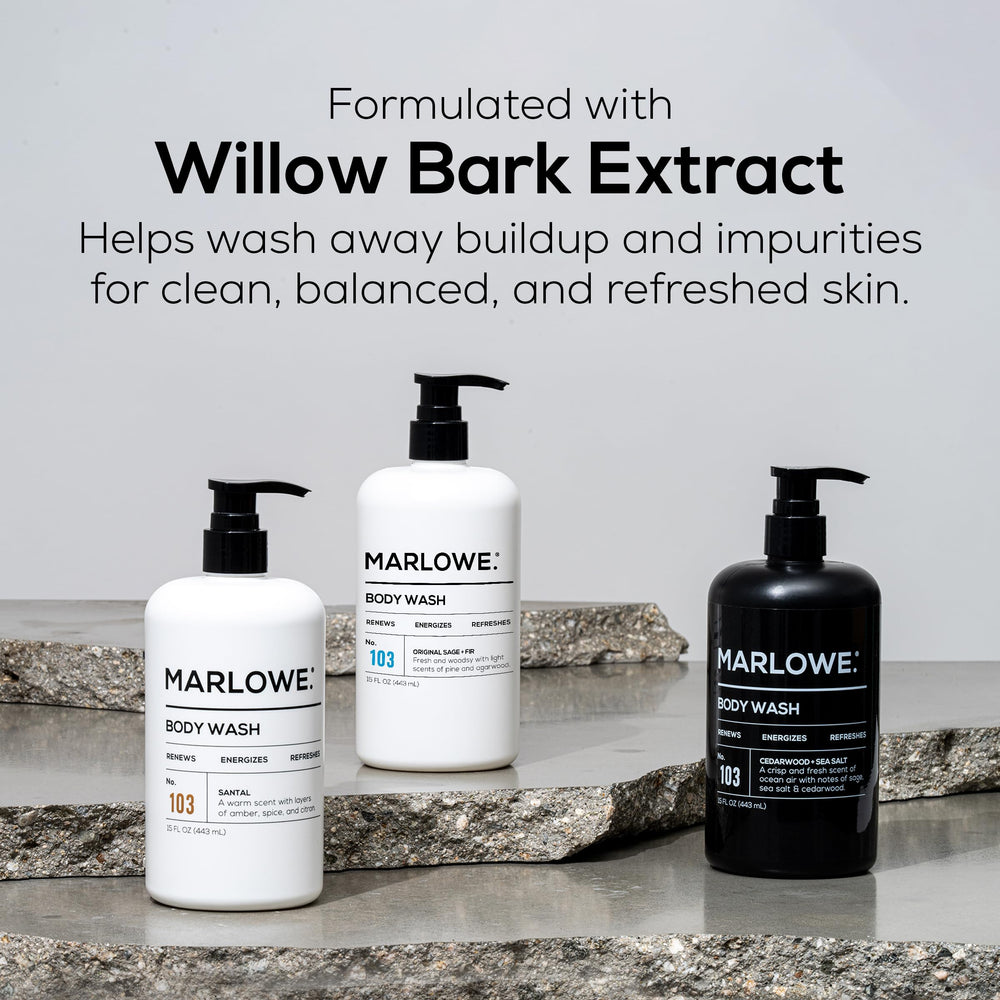 MARLOWE No. 103 moisturized skin after every use.