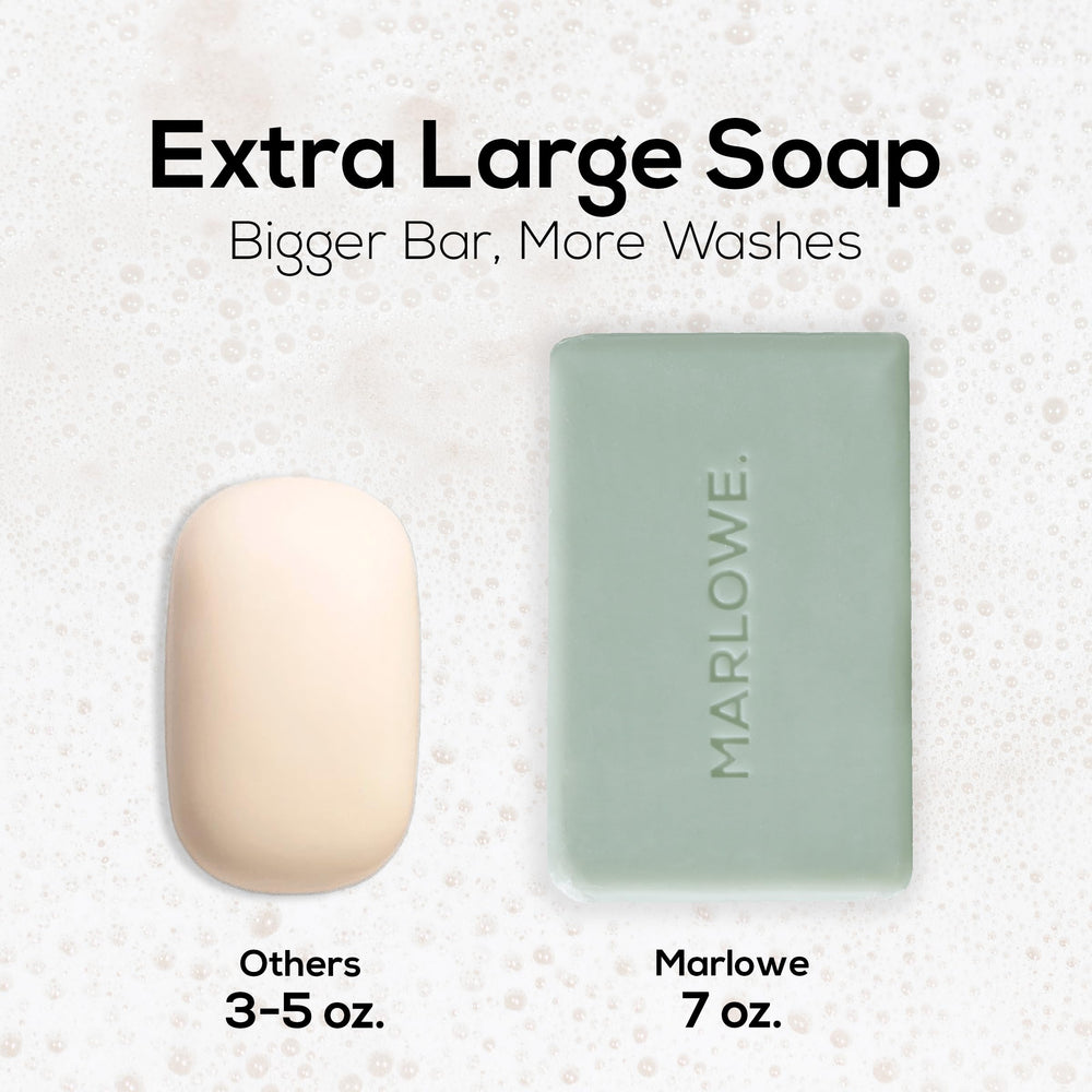 Wrapper uses 100% post-consumer recycled material for MARLOWE No. 108 packaging.