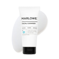 MARLOWE No. 121 facial cleanser bottle front for daily refreshment
