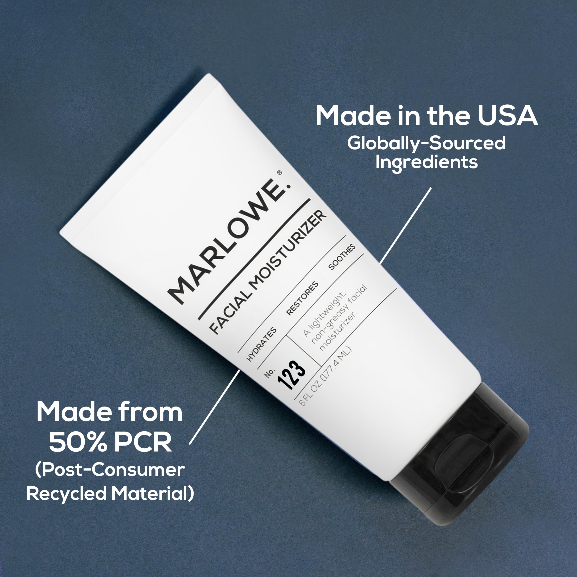 MARLOWE No. 123 vegan formula and cruelty-free icon.