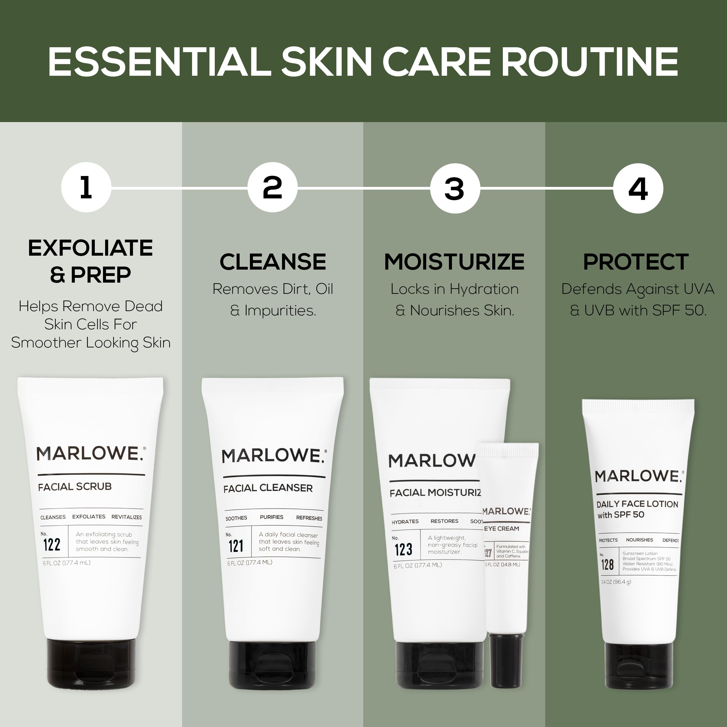 Lifestyle shot of MARLOWE No. 127 in daily men’s routine