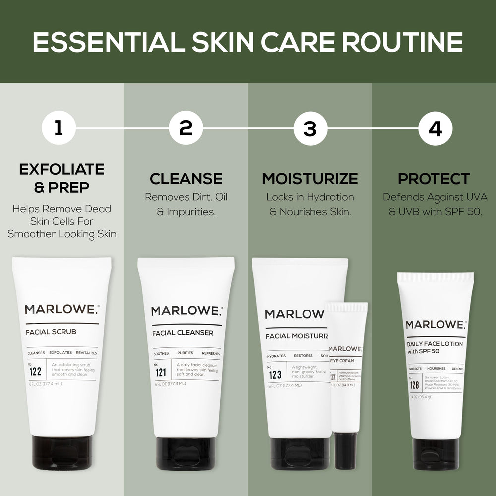 Lifestyle shot of MARLOWE No. 127 in daily men’s routine