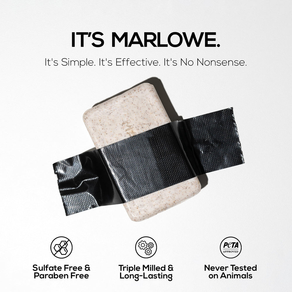 MARLOWE No. 102 willow bark infusion supports gentle exfoliation and moisture.