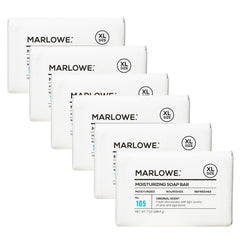 Marlowe No.105 bar soap for men delivers a rich lather for a refreshing cleanse.