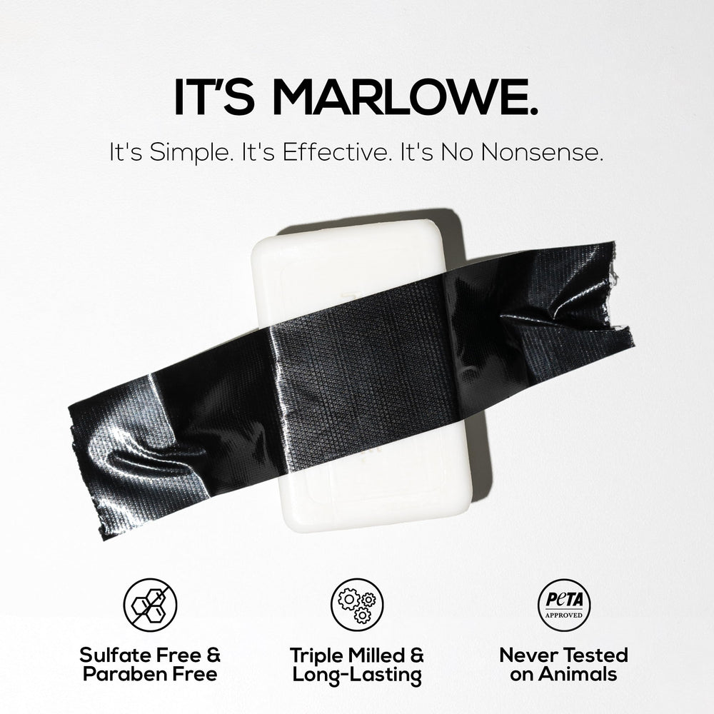 Marlowe No.105 Original Sage and Fir scent offers a woodsy aroma.