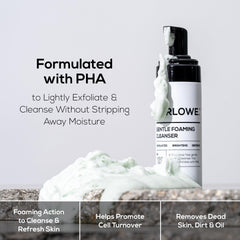 MARLOWE No. 129 foam close-up with light, gentle lather for cleansing.