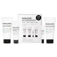 MARLOWE No.204 daily essential kit box showcases the full set for convenient daily care