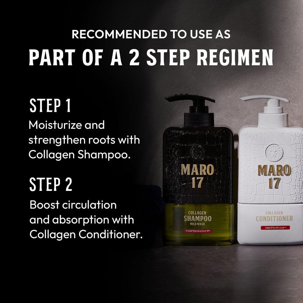 MARO17 3D volume shampoo adds fullness for thicker looking hair