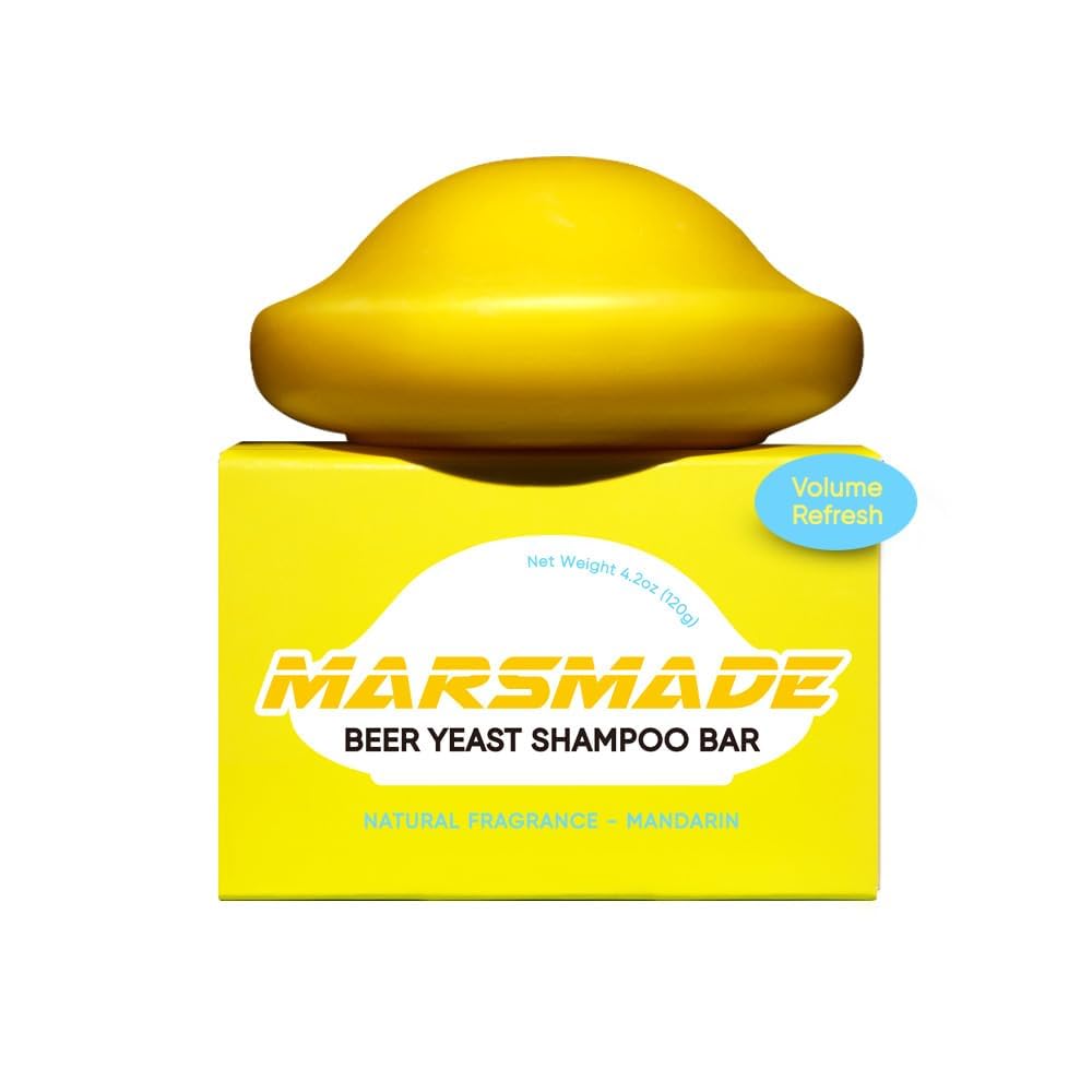 Mars Made Beer Yeast Shampoo Bar pours a rich lather for refreshing cleansing