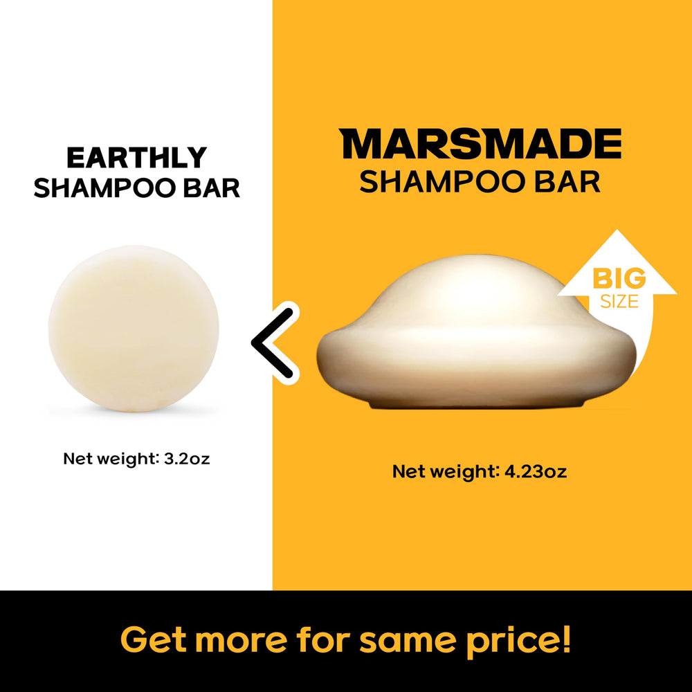 Mars Made Rice Water Bar label emphasizes quality and cruelty-free promise