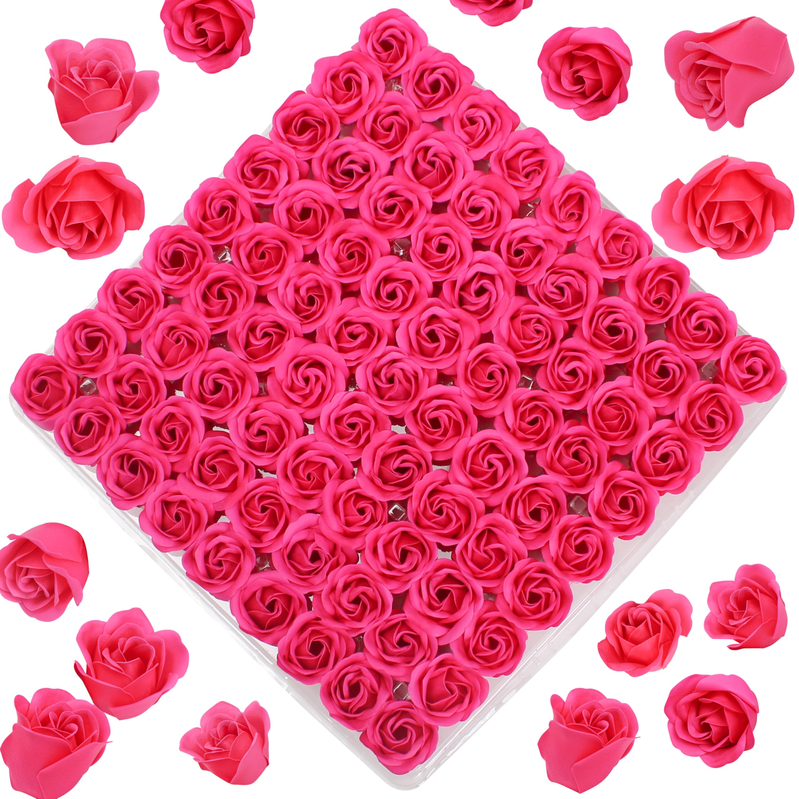 Marsrut rose petals bath soap bulk displayed for decorative tables and gifts.