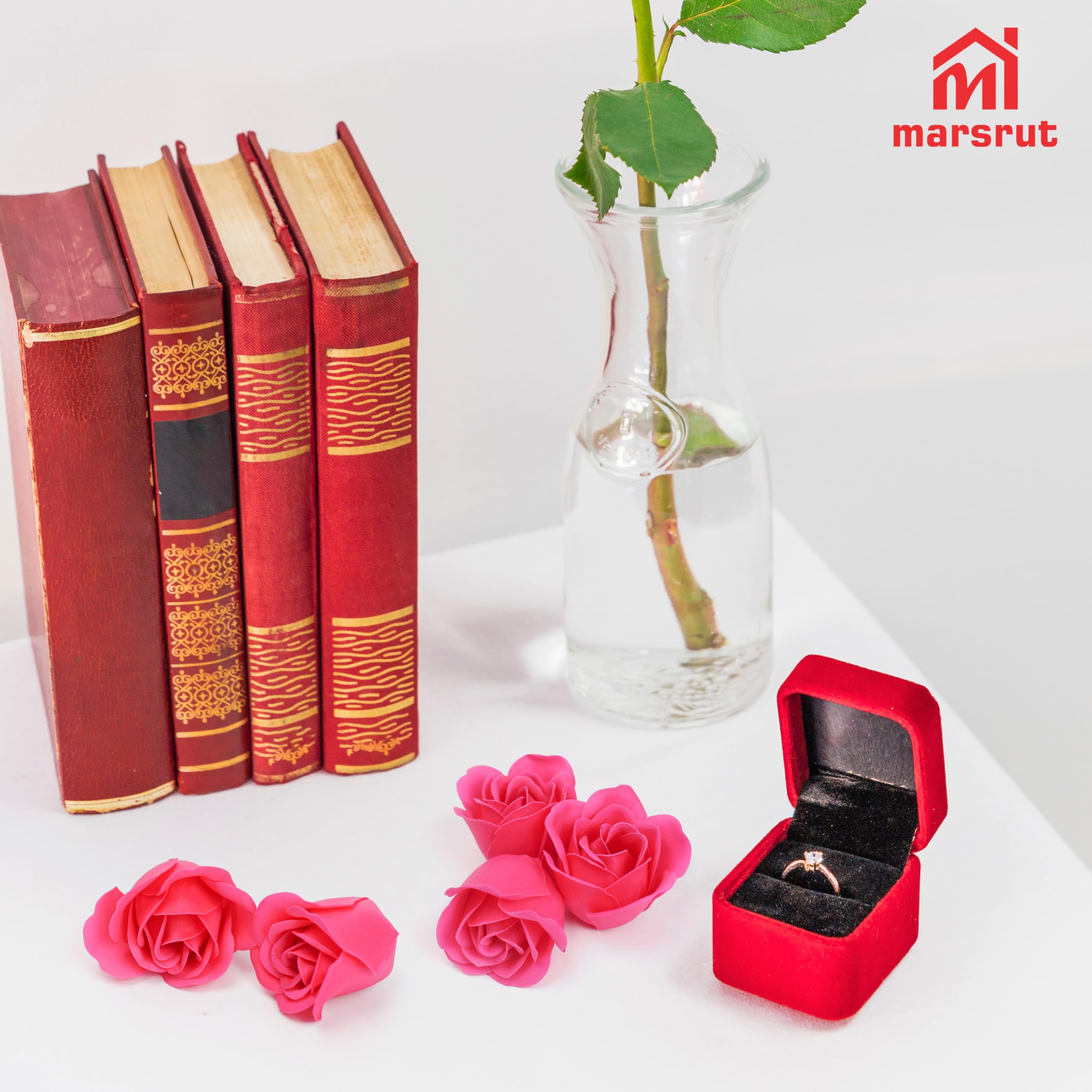 Marsrut wedding rose soap favors add delicate charm to ceremonies and reception tables.