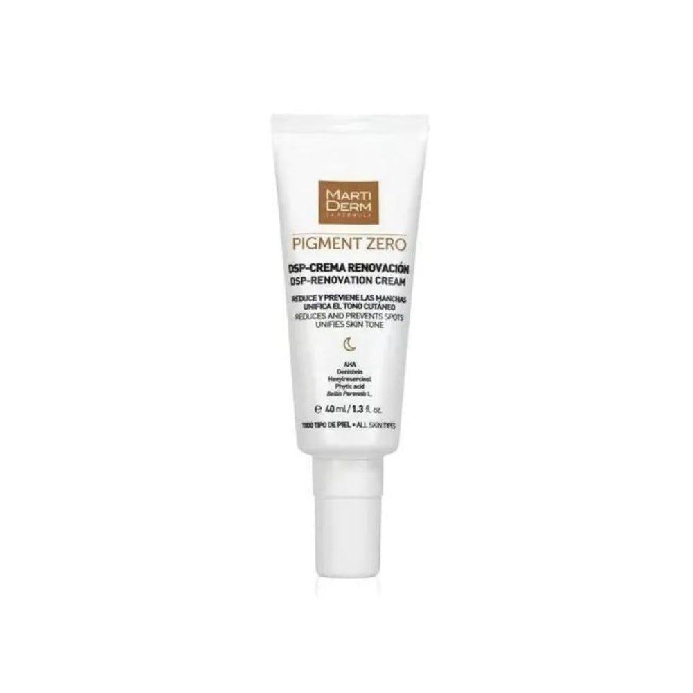 Close-up of the creamy texture of Martiderm DSP Night Renewal Cream for nightly hydration