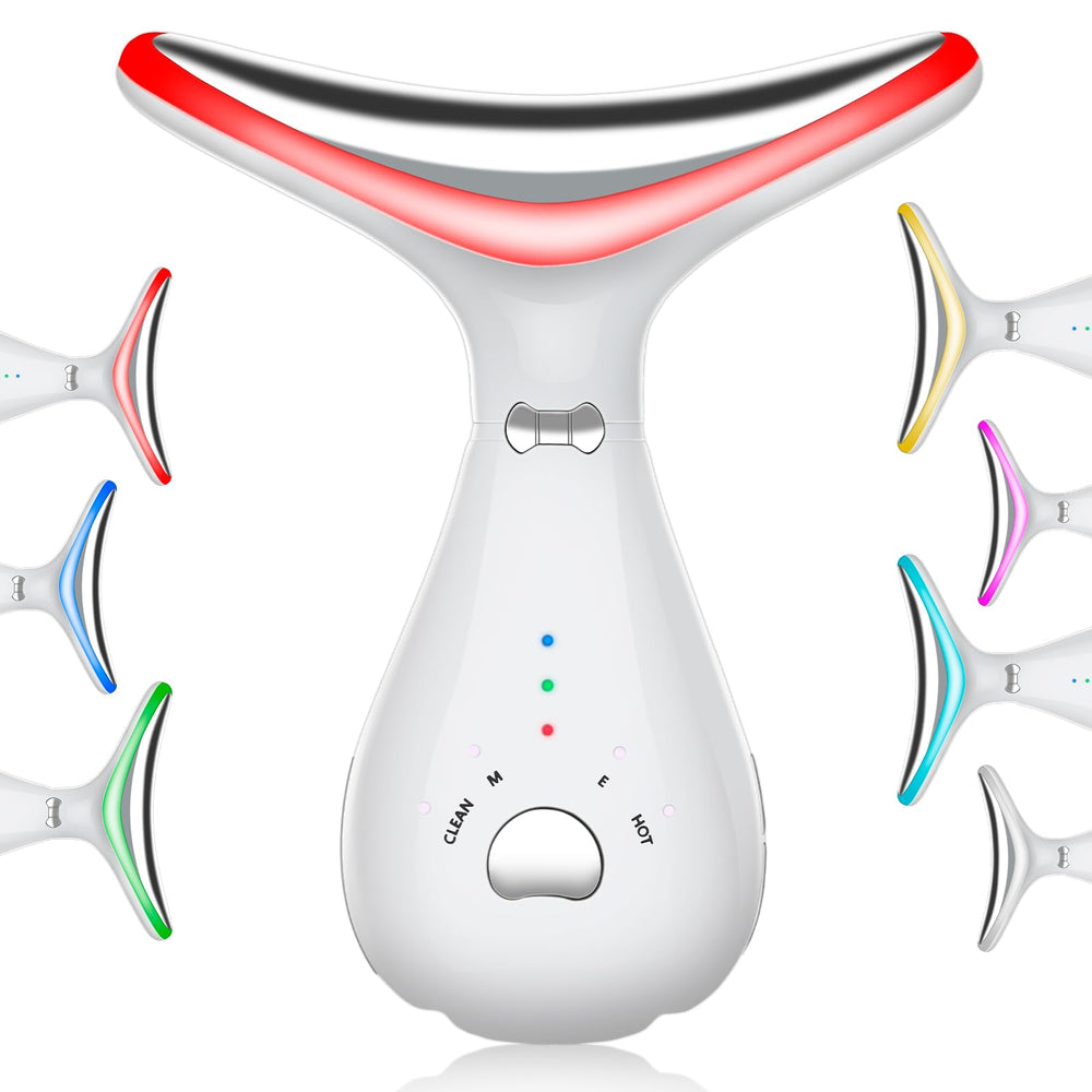 Martvex facial massager with seven color options for customizable skincare